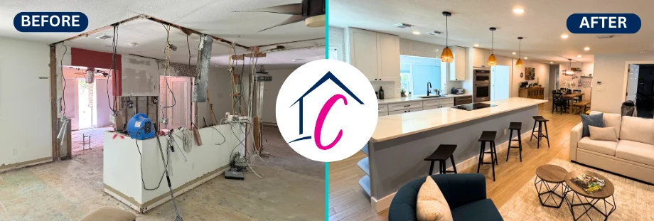 Before After House Rehab